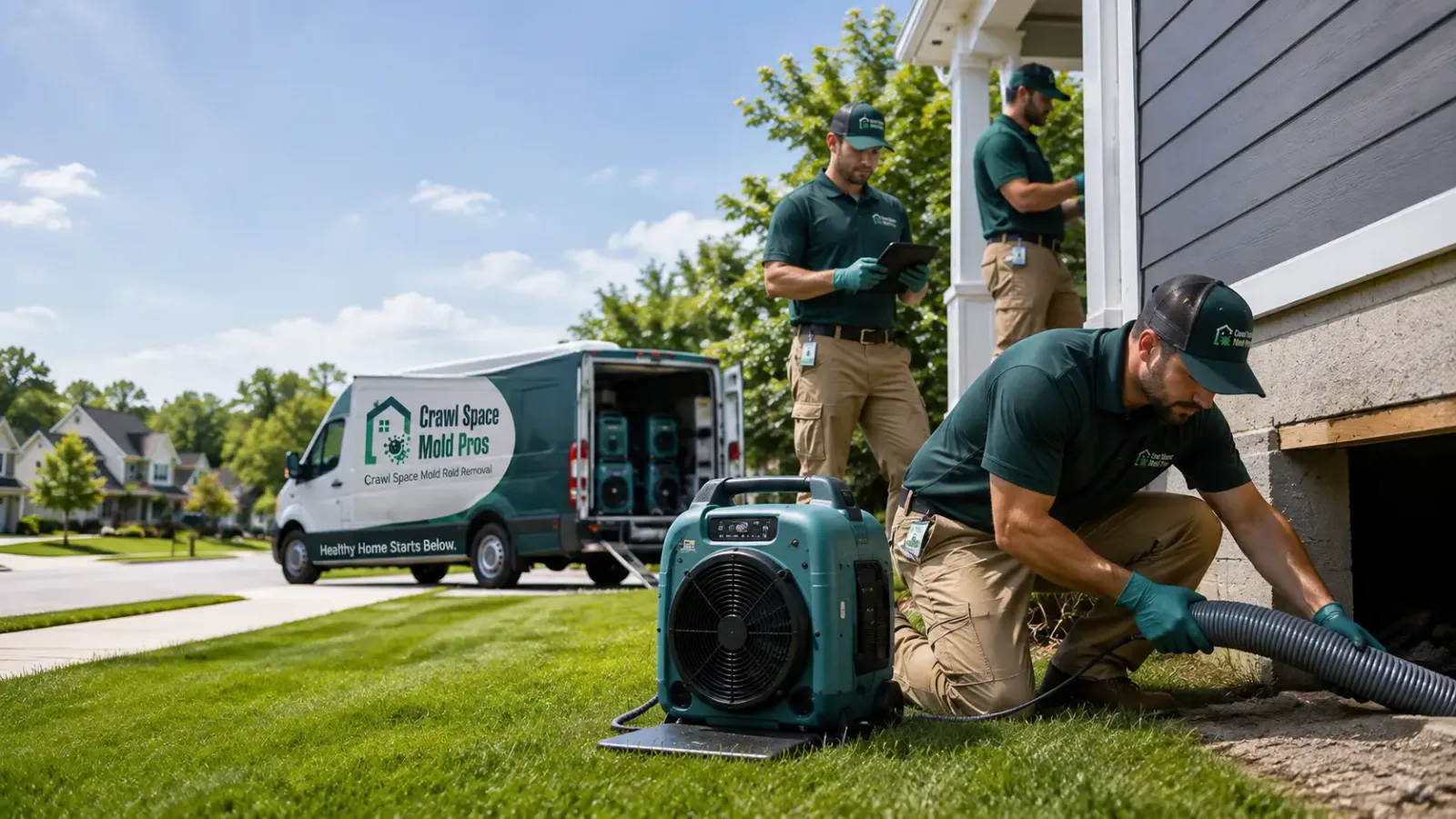 Crawl Space Mold Removal in Saint Libory, IL